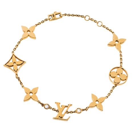 louis vuitton bracelet women gold